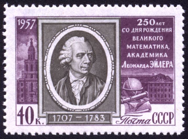 SSCB 17 Nisan 1957 Euler'in doÄŸumunun 250.yÄ±lÄ±nda